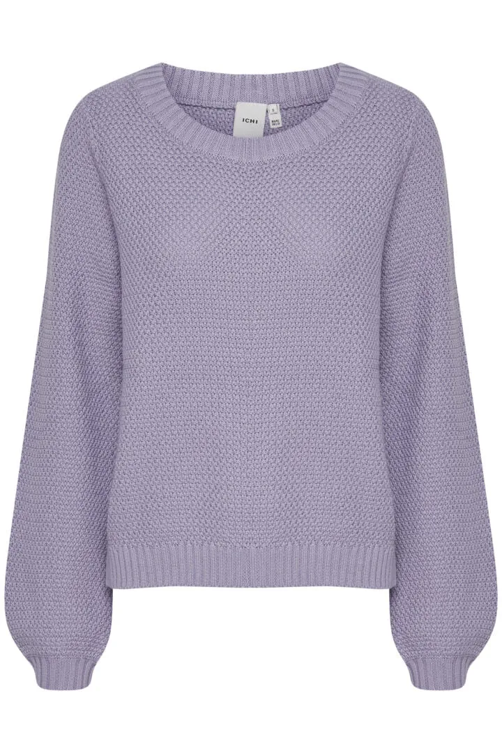 Ichi Ihnoelle Jumper In Lavander