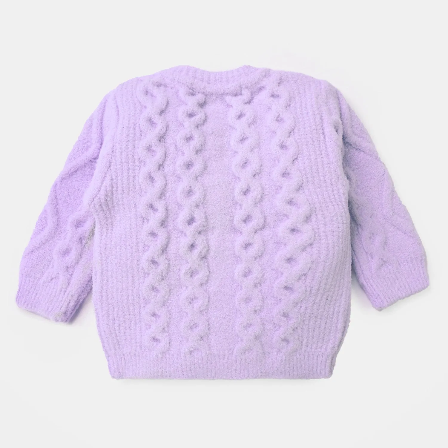 Infant Girls Knitted Sweater-L.Turquoise