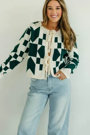 It's The Little Things Sweater - Pine Green