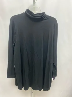 jjill Size XL Black Long Sleeve Tunic