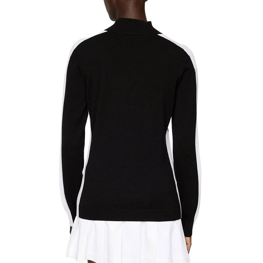 J.Lindeberg Women's Adia Knitted Golf Sweater - Black