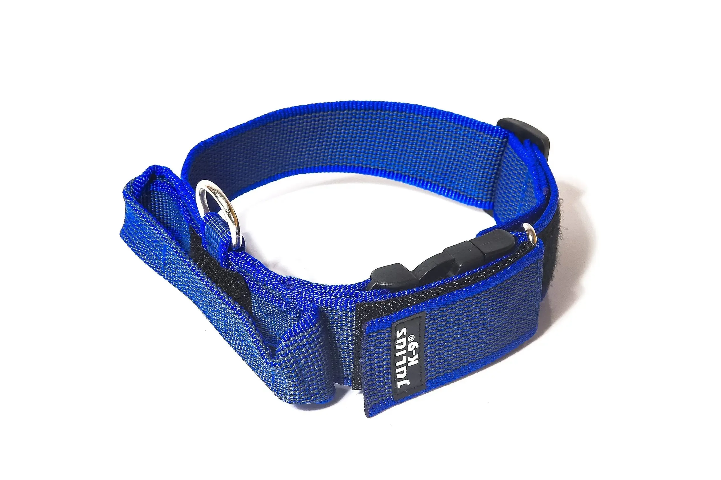 Julius-K9 Color & Gray® Collar with Handle, Safety Lock and Interchangeable Patch