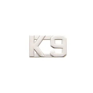 K9 Insignia 1/2" Letter | Gold or Silver