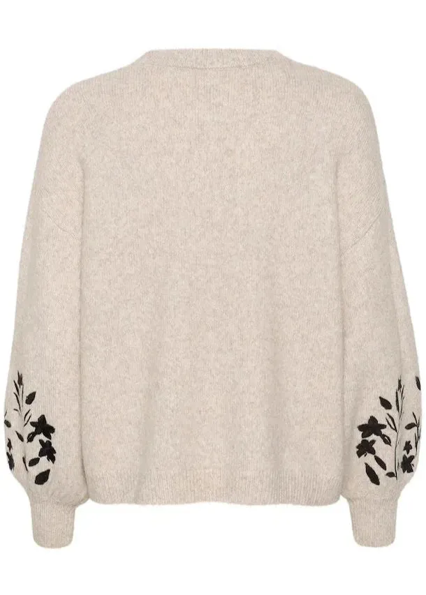 KALISETTE KNIT PULLOVER | FEATHER GRAY MELANGE