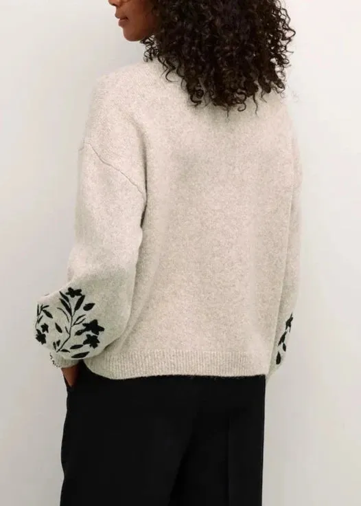 KALISETTE KNIT PULLOVER | FEATHER GRAY MELANGE