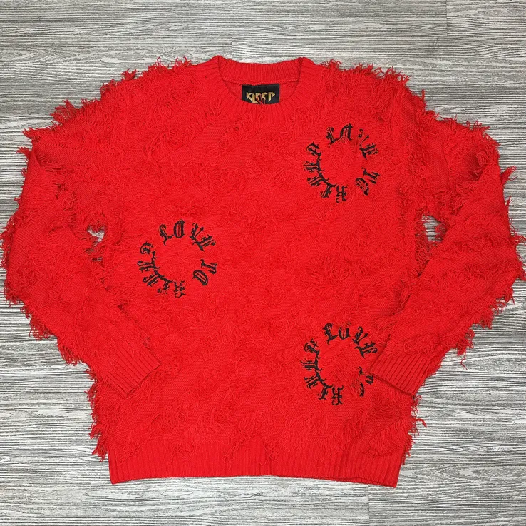 Kleep - pindle sweater(red)