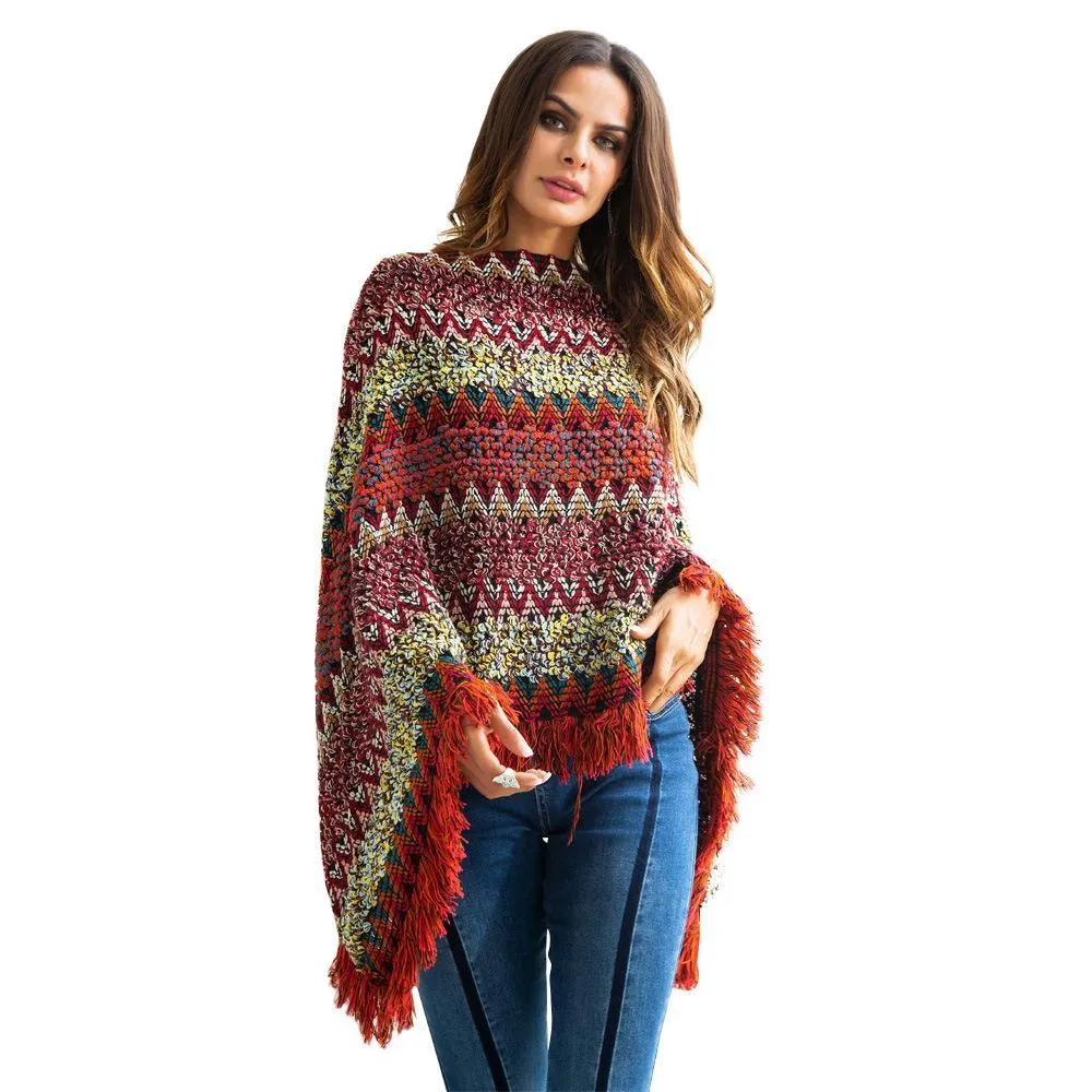 Knit Autumn Tassel Fashion Sweater Tops