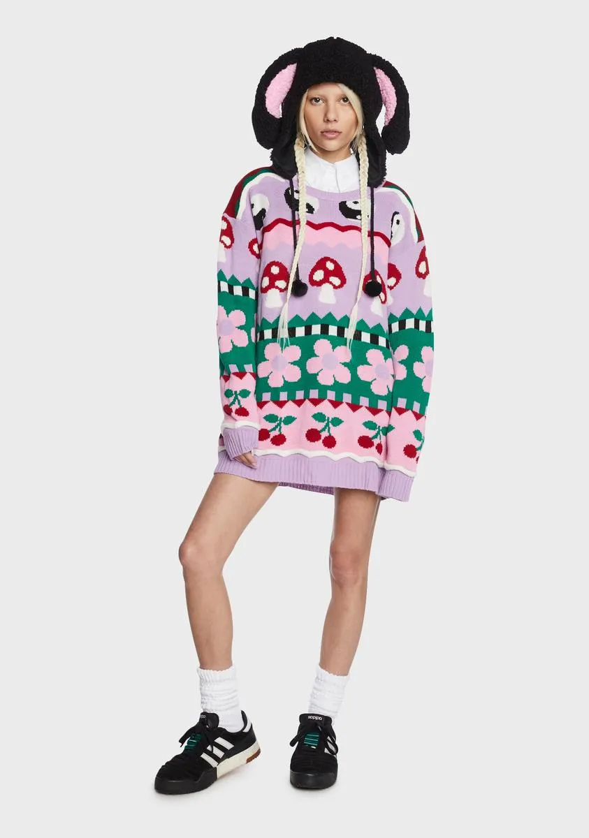 Knitted Novelty Jumper