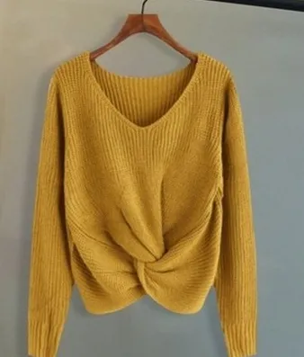 Knitted Wraped Sweater