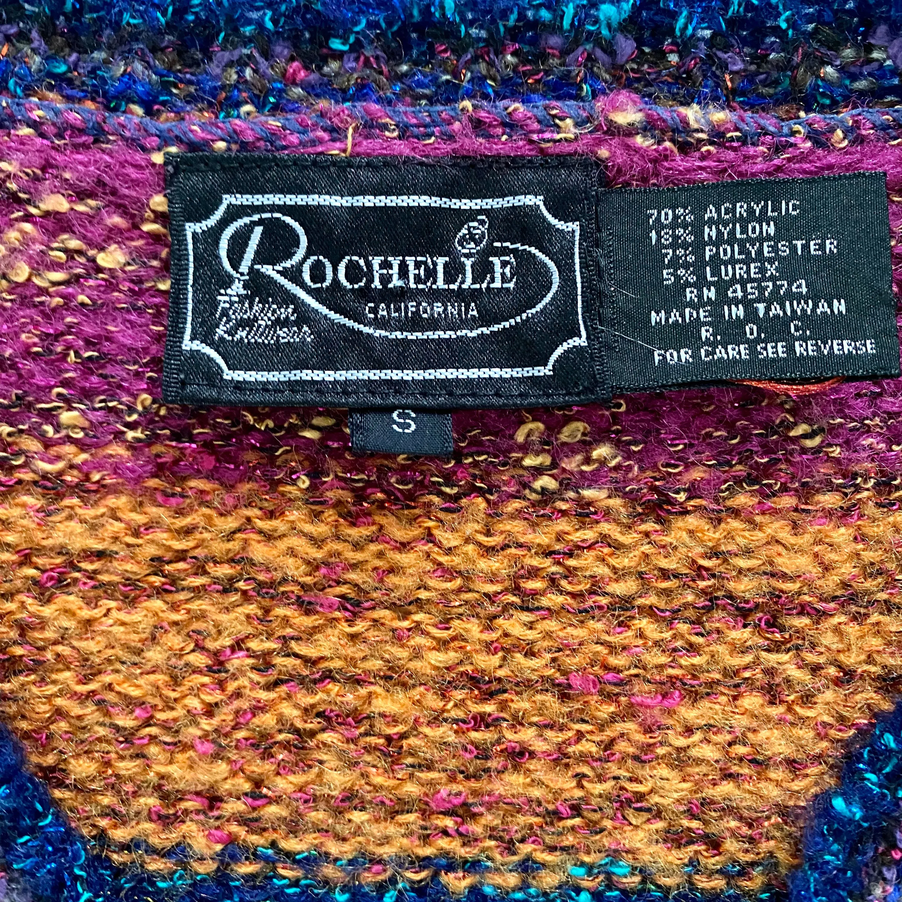 Late 80s/ Early 90s Rochelle, Fashion Knitwear Sweater