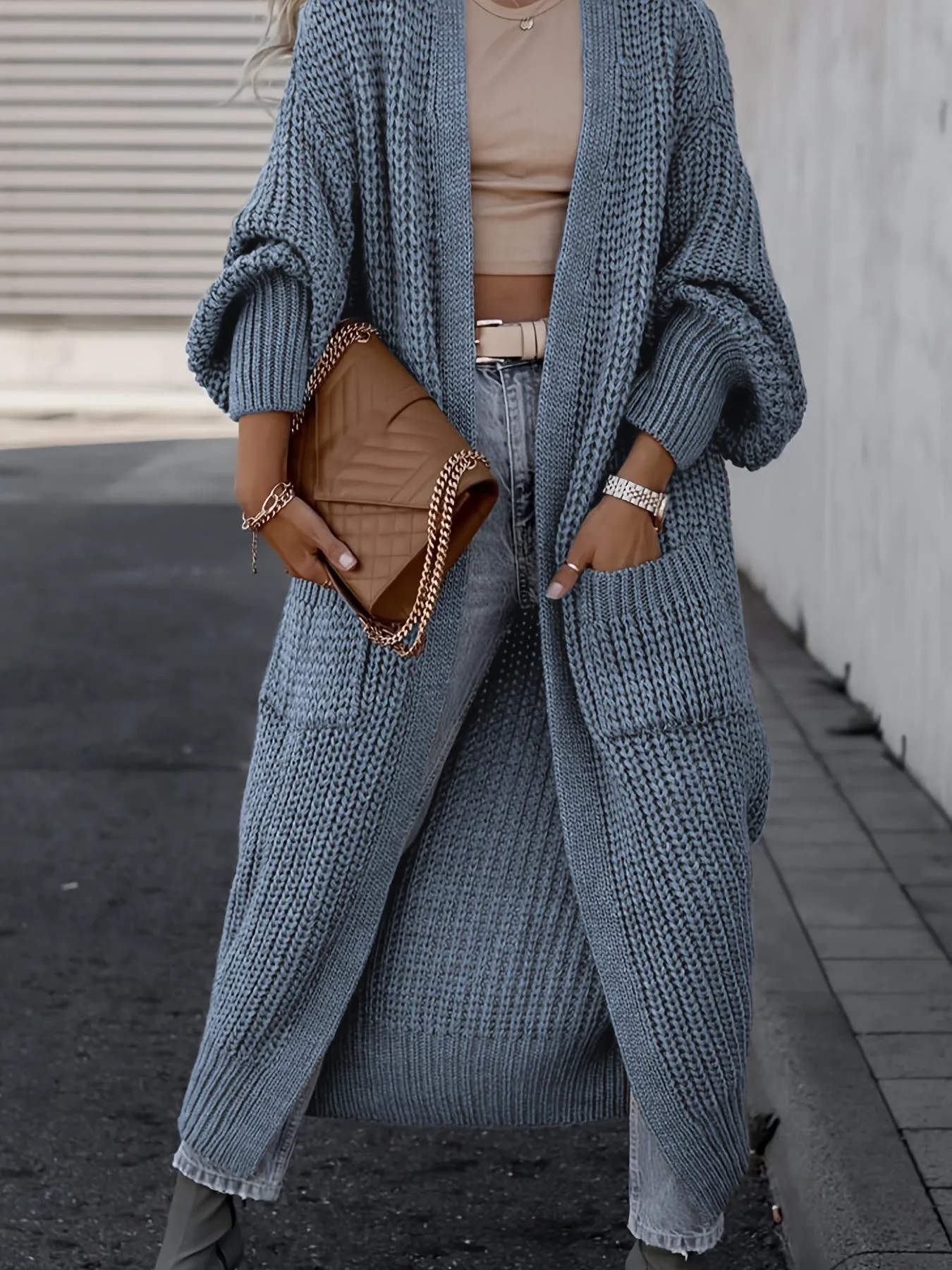 Long Knit Cardigan