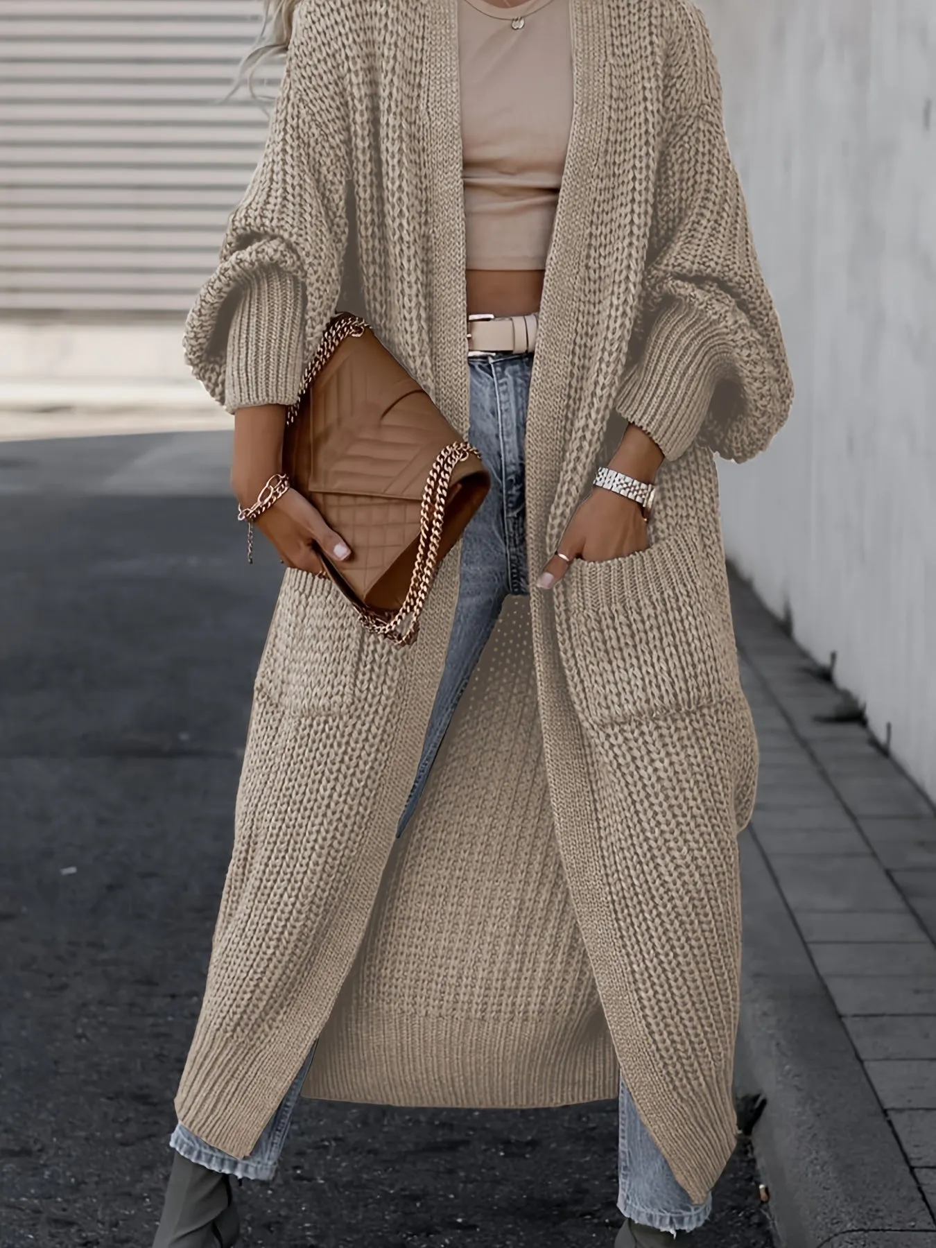 Long Knit Cardigan