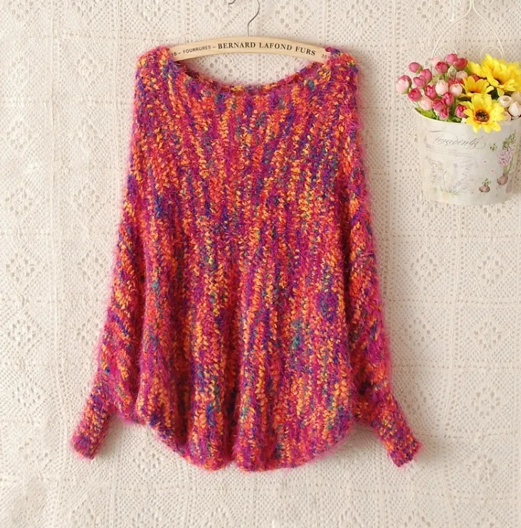 Long Sleeve Mohair Sweater