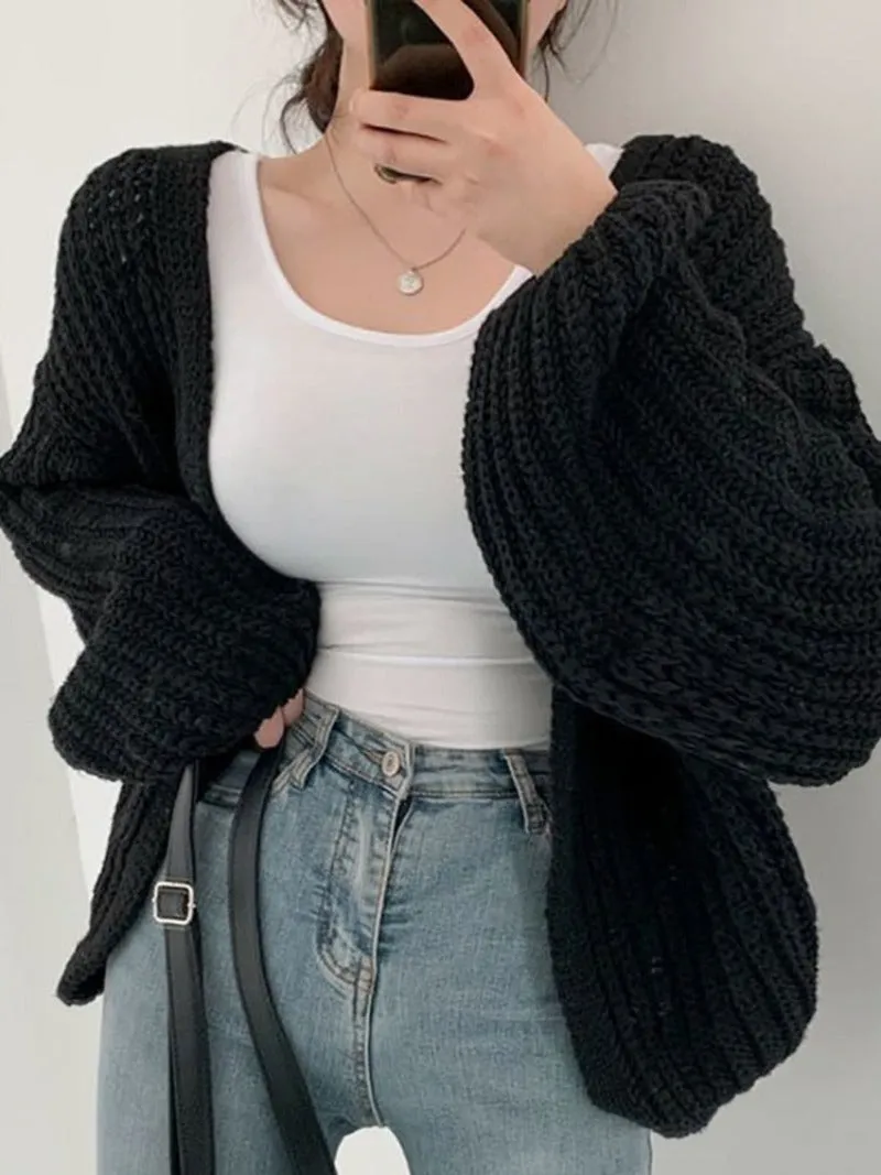 Loose Knitted Cardigan