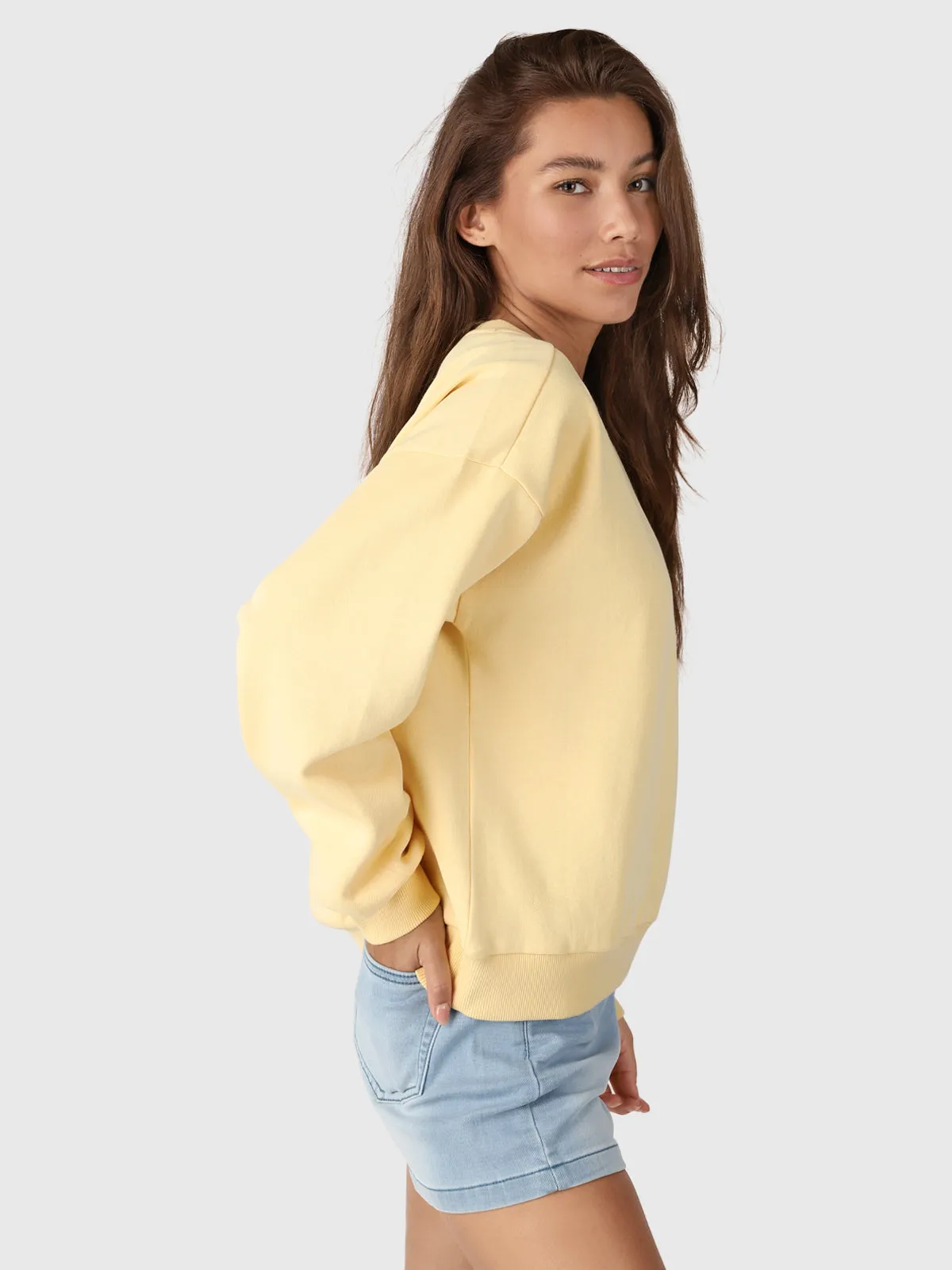 Loreta-R Women Sweater | Yellow