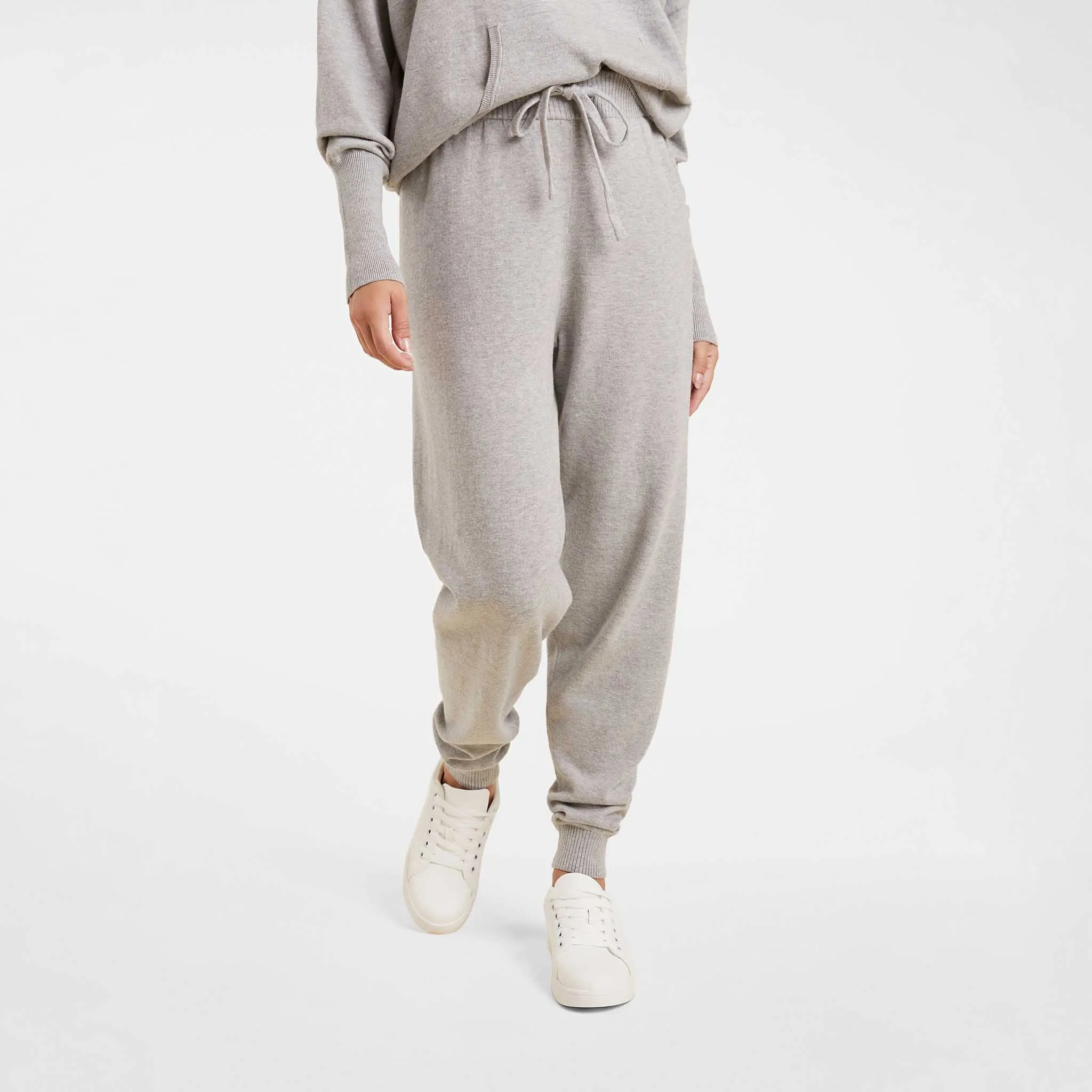 Luxe Knit Jogger | Heather Grey