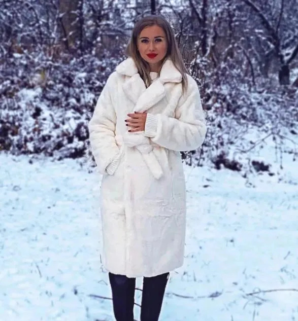 Luxury Faux Fur Coat