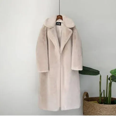 Luxury Faux Fur Coat