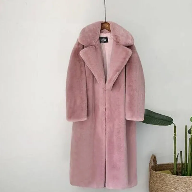 Luxury Faux Fur Coat