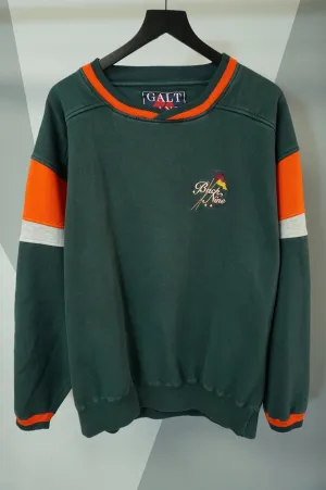 (L/XL) Vtg Embroidered Golf Crewneck