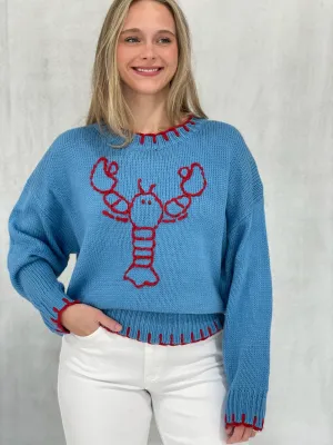 Maine Stream Sweater - French Blue