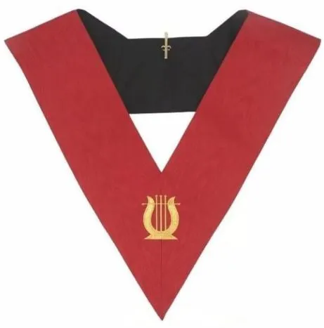 Masonic AASR collar 18th degree - Knight Rose Croix - Musician