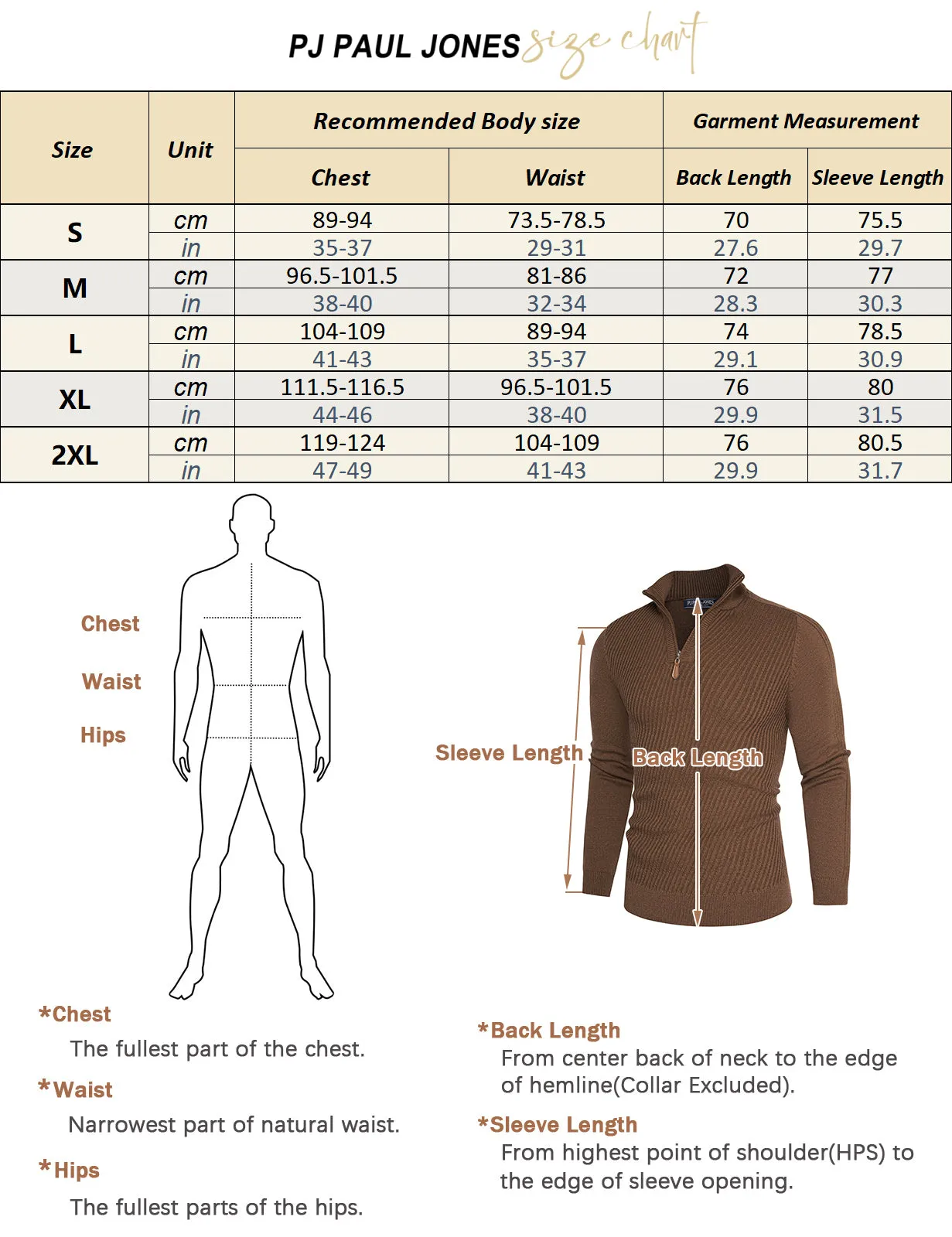 Men Stand Collar Sweater Long Sleeve Zip-up Neck Ribbed Cuff Pullover