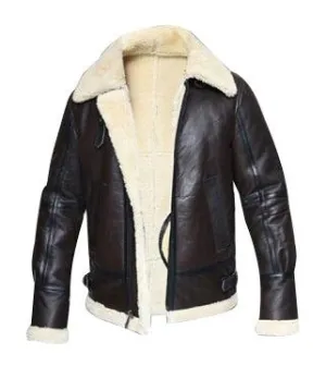 Men's B3 WWII Pilot Shearling Sheepskin Jacket