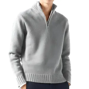 Mens half zip sweater