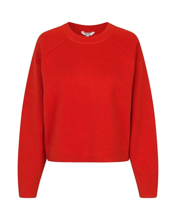 MERVI-M ARD KNIT | HIBISCUS RED