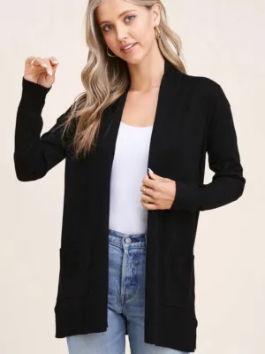 Millie Sweater Cardigan - Black