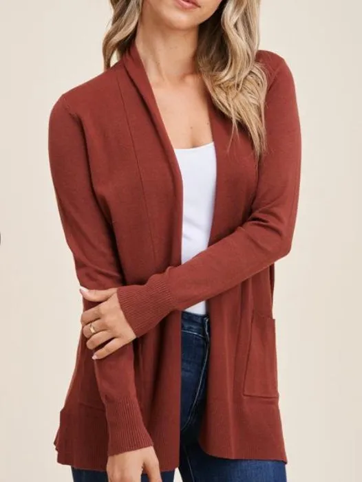 Millie Sweater Cardigan - Copper