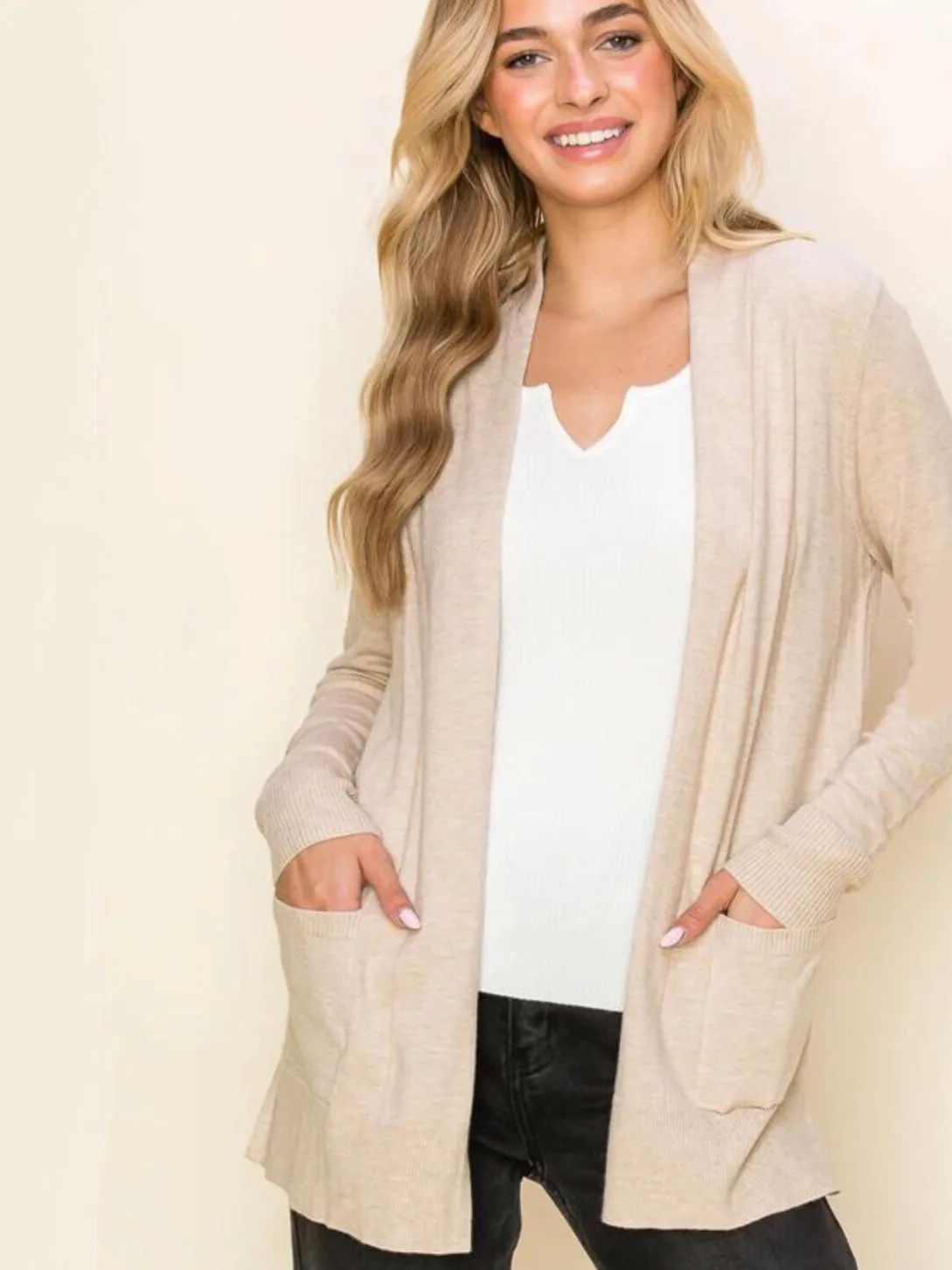 Millie Sweater Cardigan - Oatmeal