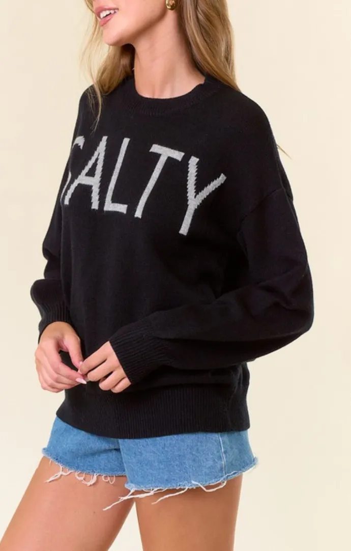 Mira Black "Salty" Sweater