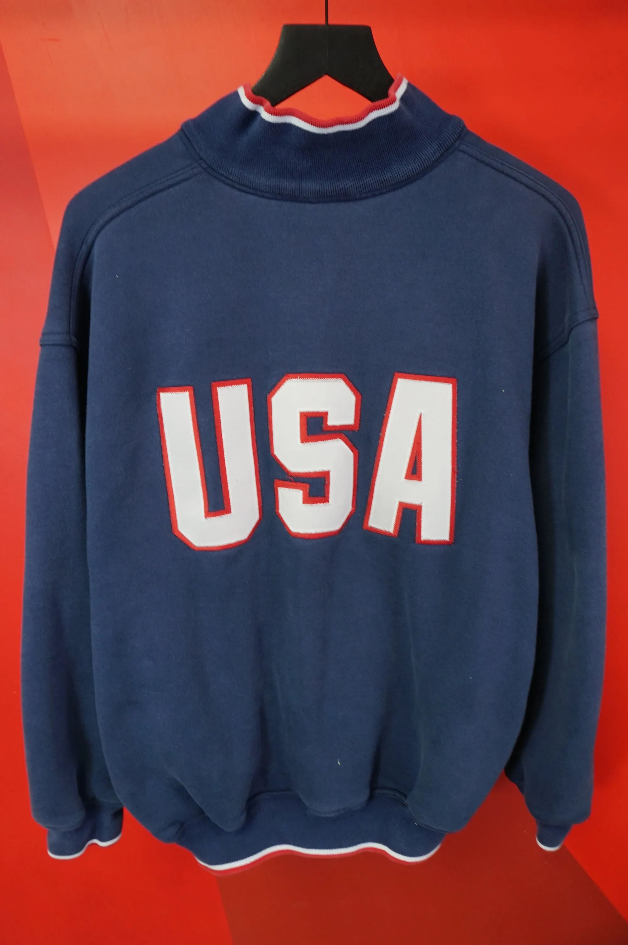 (M/L) Vtg Nike Team USA Soccer Pullover