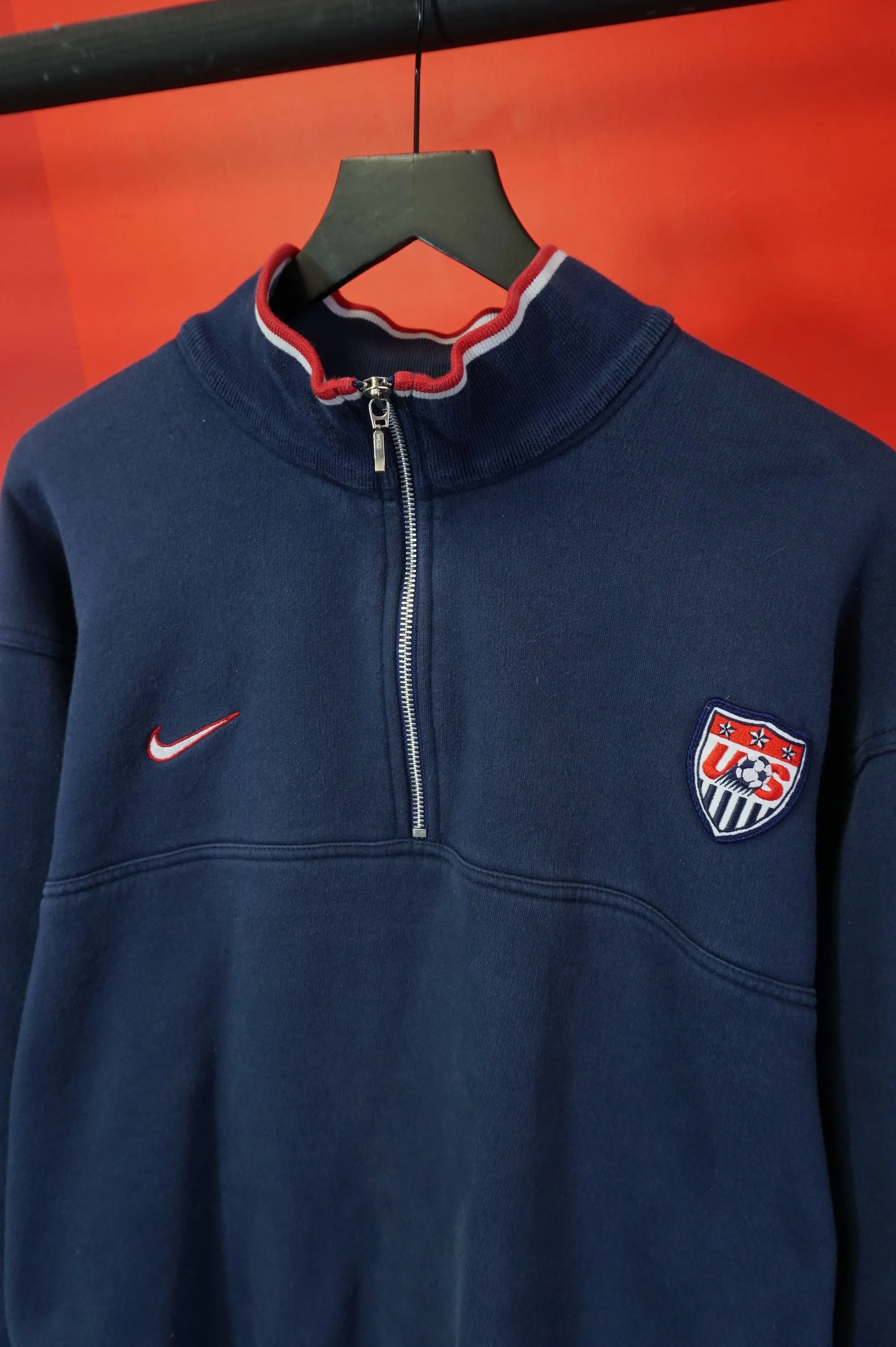 (M/L) Vtg Nike Team USA Soccer Pullover