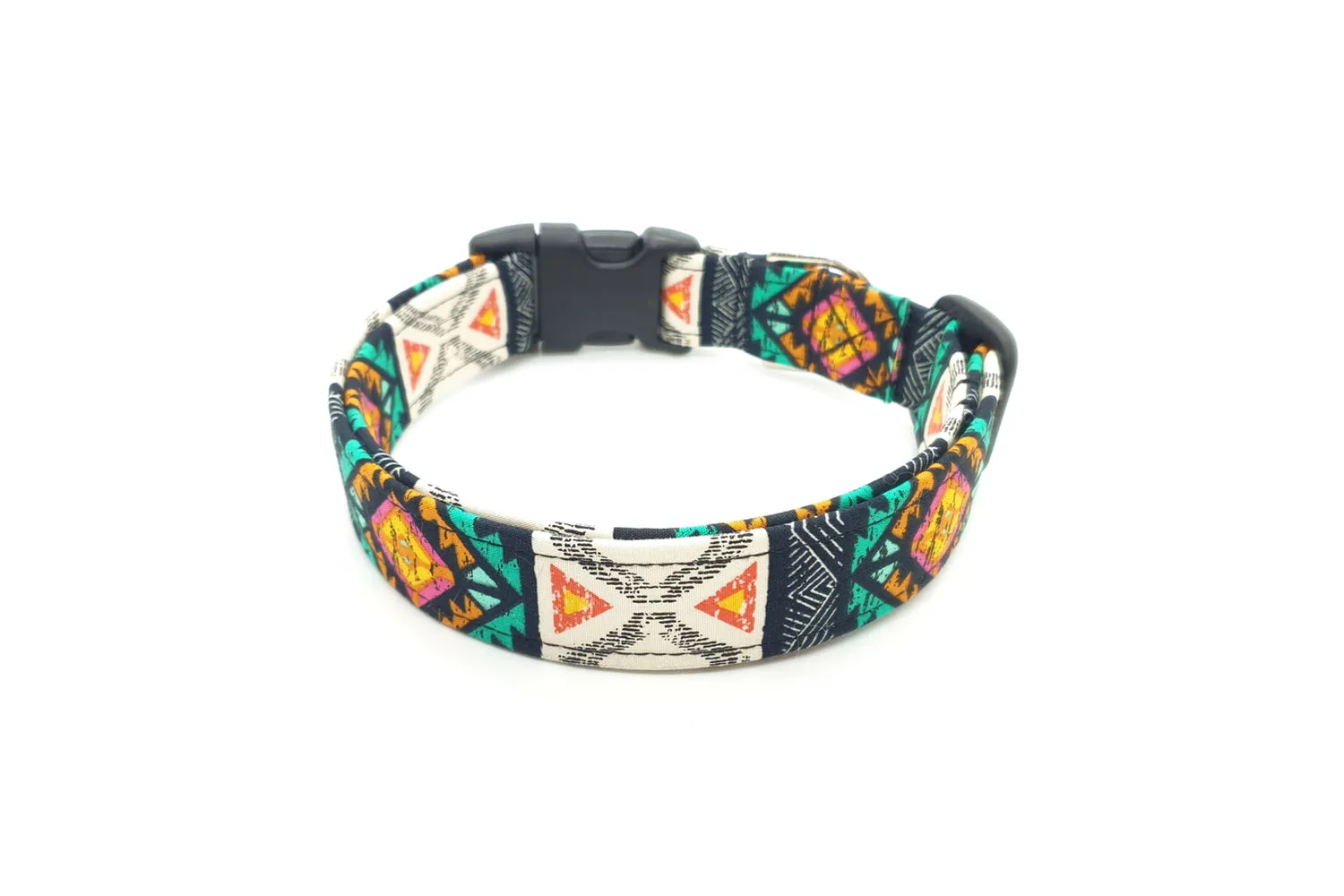 Modern Southwest Tribal Dog Collar