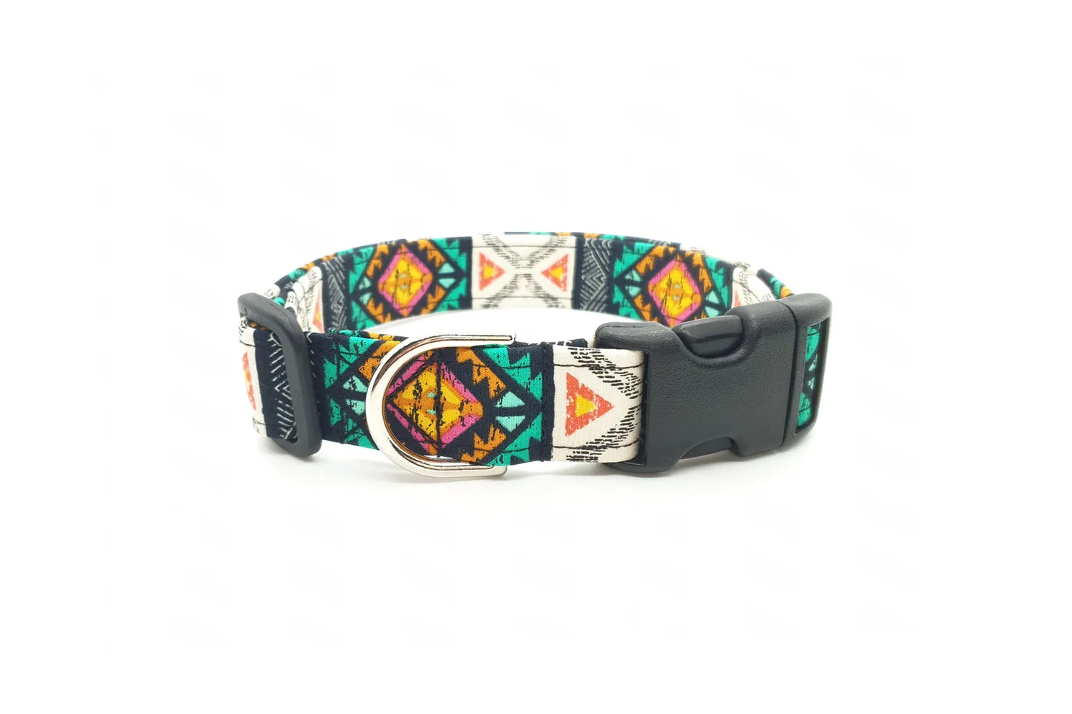 Modern Southwest Tribal Dog Collar