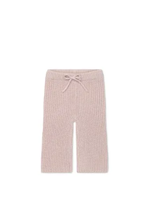 Morgan Knitted Pant - Old Rose