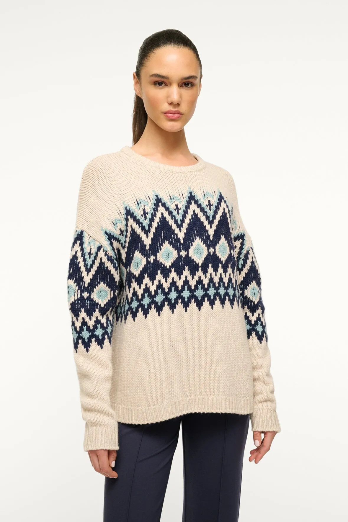 MORITZ SWEATER | OATMEAL MULTI FAIRISLE