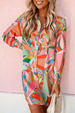 Multicolor Shirt Dress - Chic & Stylish for Summer