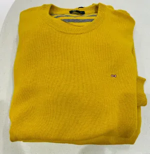 Mustard Plain Knit Sweater