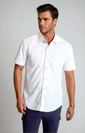 Newport Ditsy Short Sleeve Tech Shirt