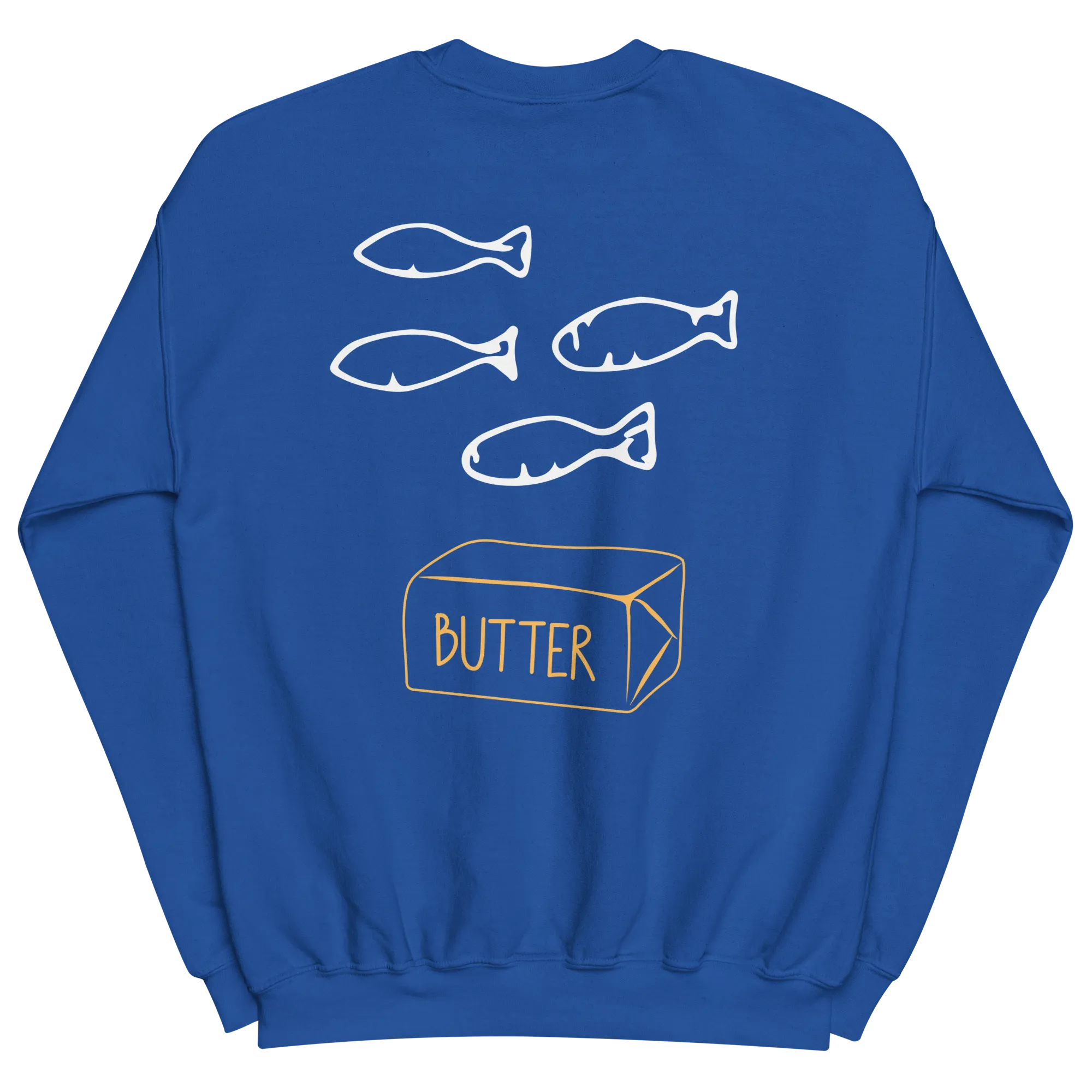 NOW BUTTER BY THE FISHES Unisex Sweater