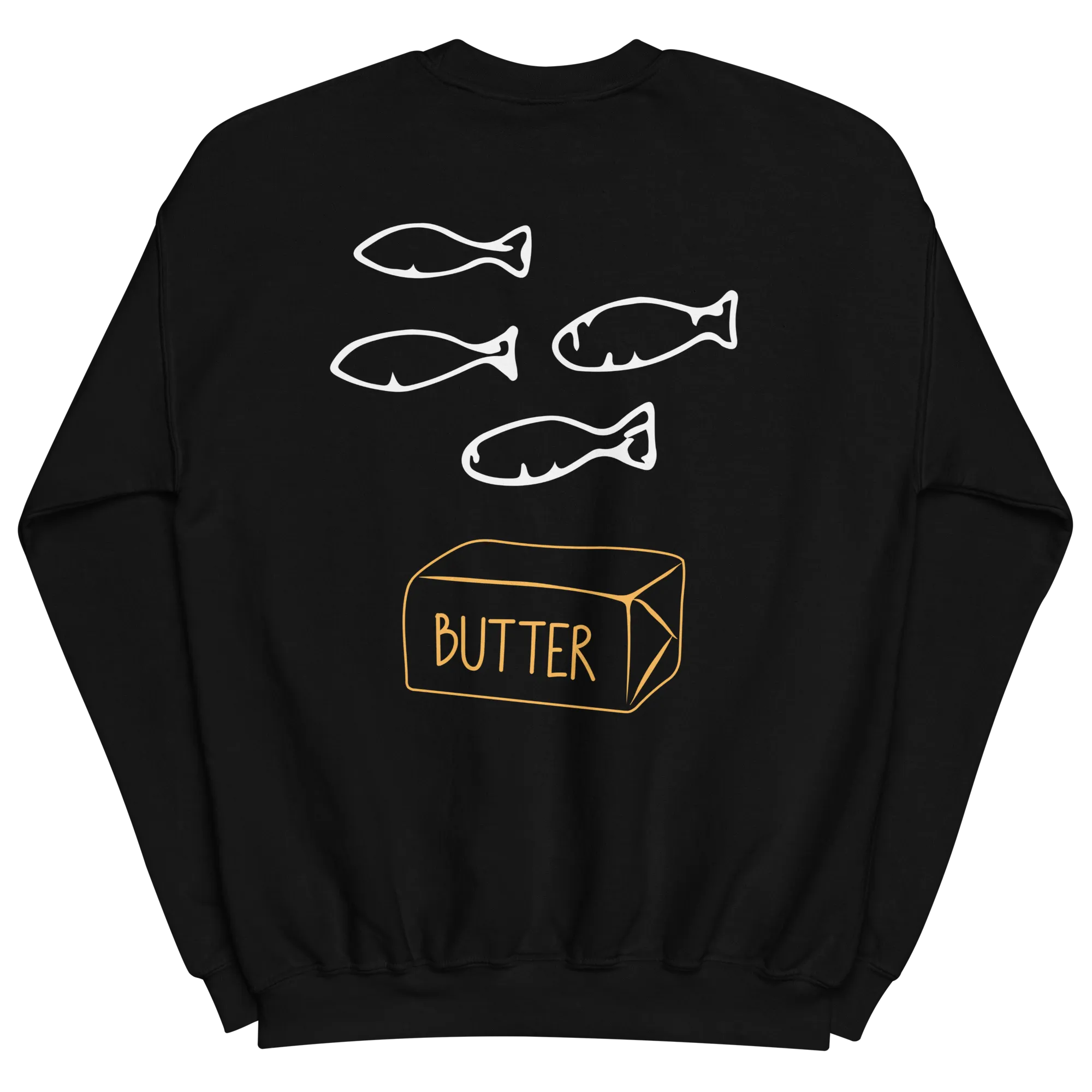 NOW BUTTER BY THE FISHES Unisex Sweater