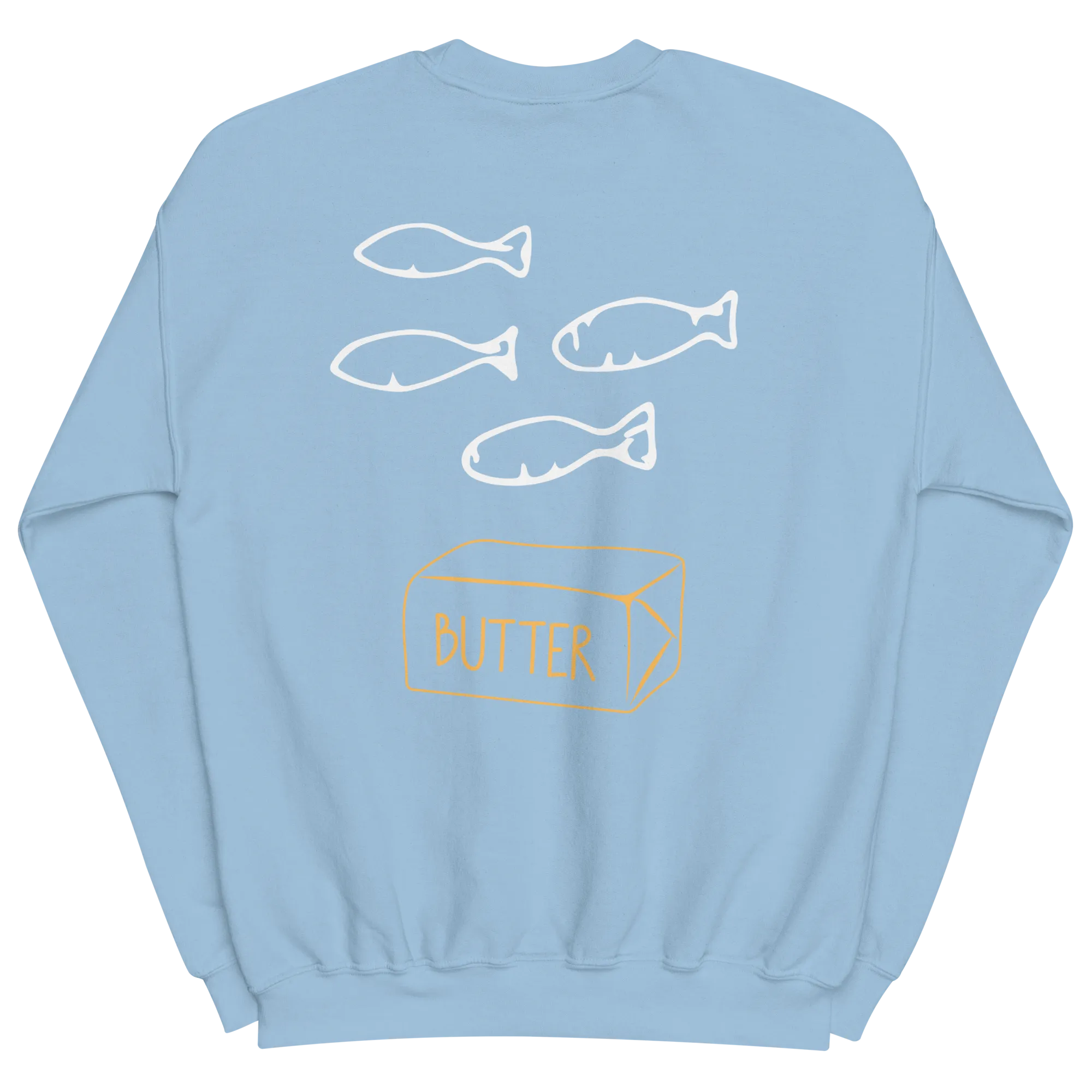 NOW BUTTER BY THE FISHES Unisex Sweater