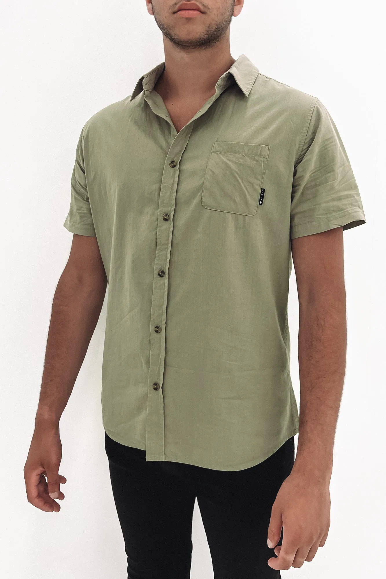 Pacific Atoll Short Sleeve Shirt Abbey Stone