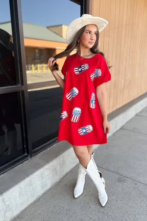 Party In The USA T-Shirt Dress