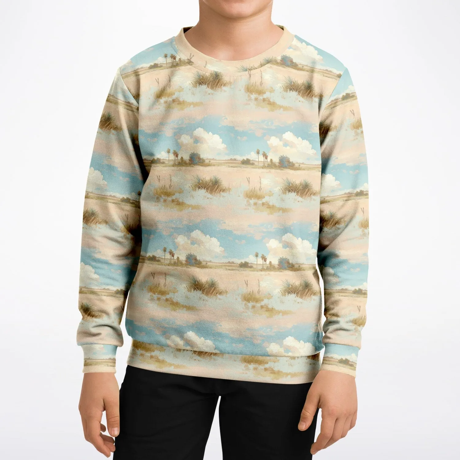 Pastel Ecosystem- Kids Fashion Sweatshirt