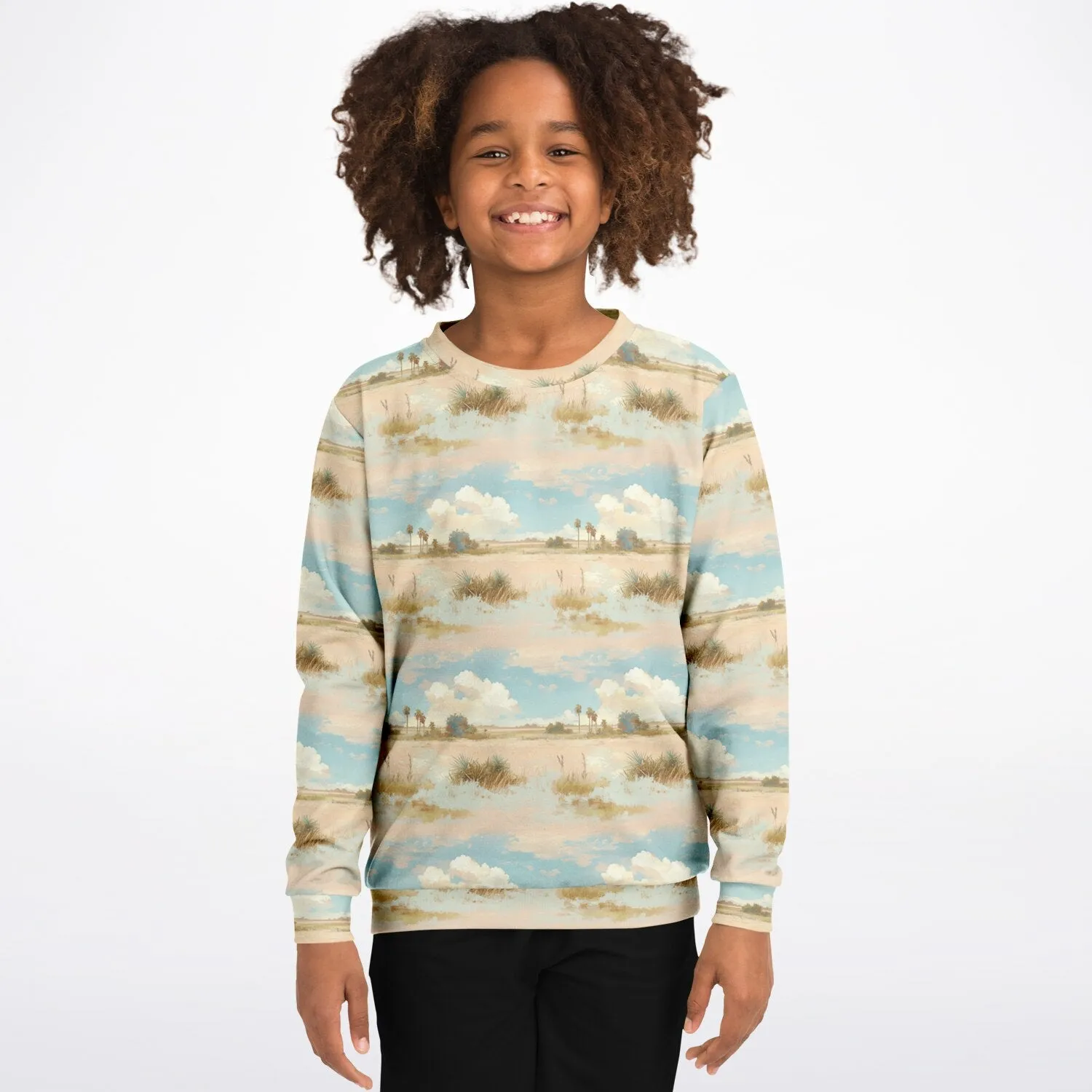 Pastel Ecosystem- Kids Fashion Sweatshirt